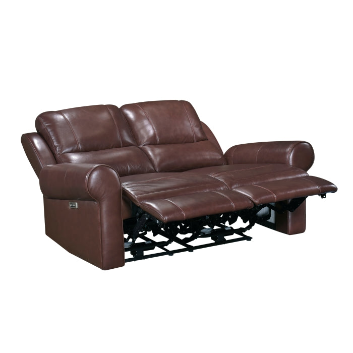 McCall Brown Power Double Reclining Loveseat - Ornate Home