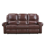 McCall Brown Power Double Reclining Sofa - Ornate Home