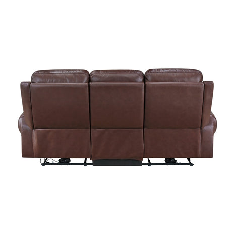 McCall Brown Power Double Reclining Sofa - Ornate Home