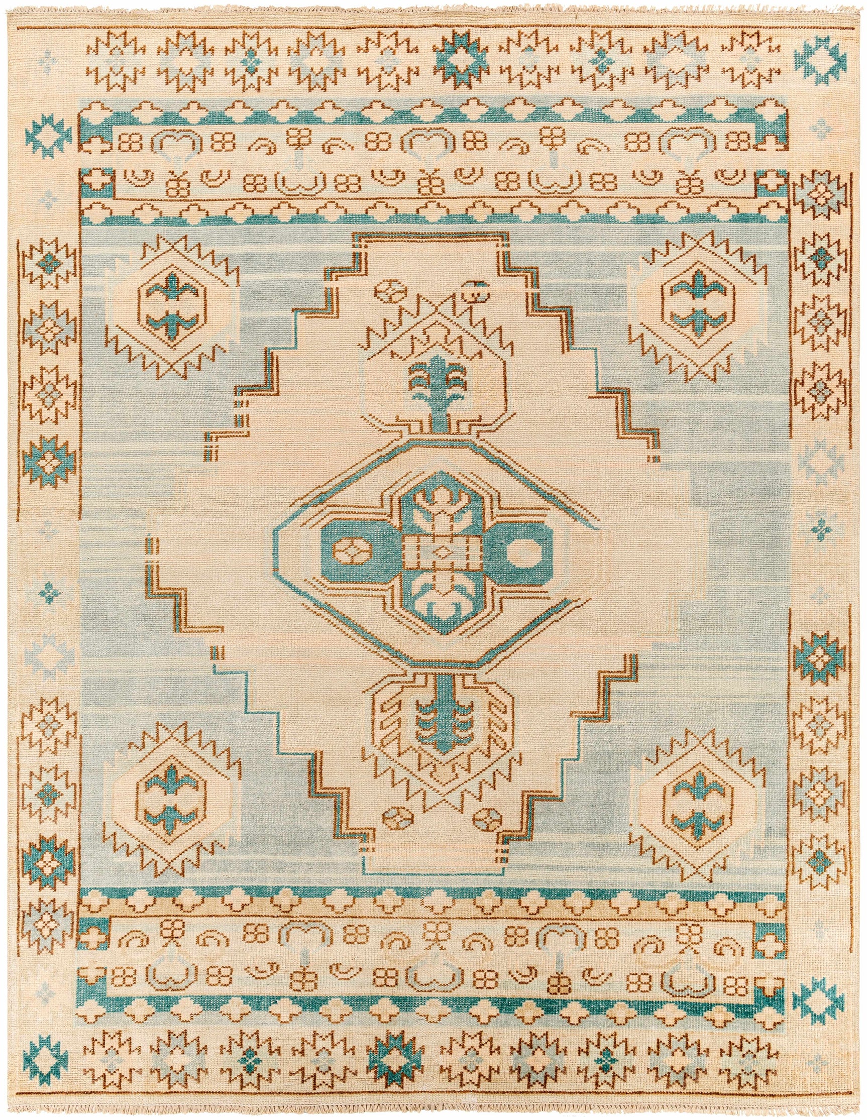 McColl Hand Knotted Wool Blend Rug - Clearance - Ornate Home