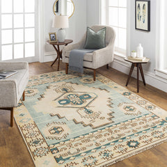 McColl Hand Knotted Wool Blend Rug - Clearance - Ornate Home