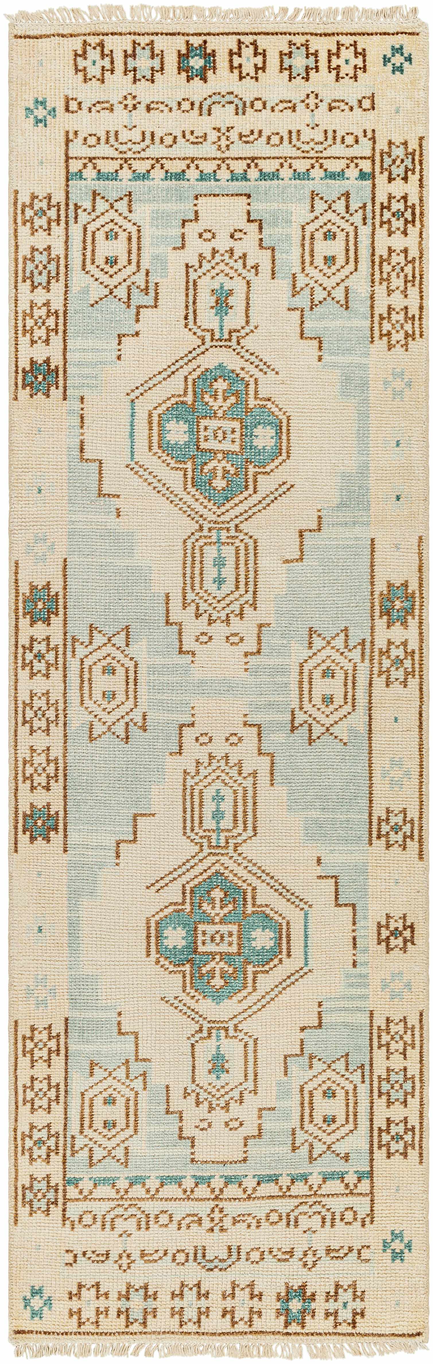McColl Hand Knotted Wool Blend Rug - Clearance - Ornate Home