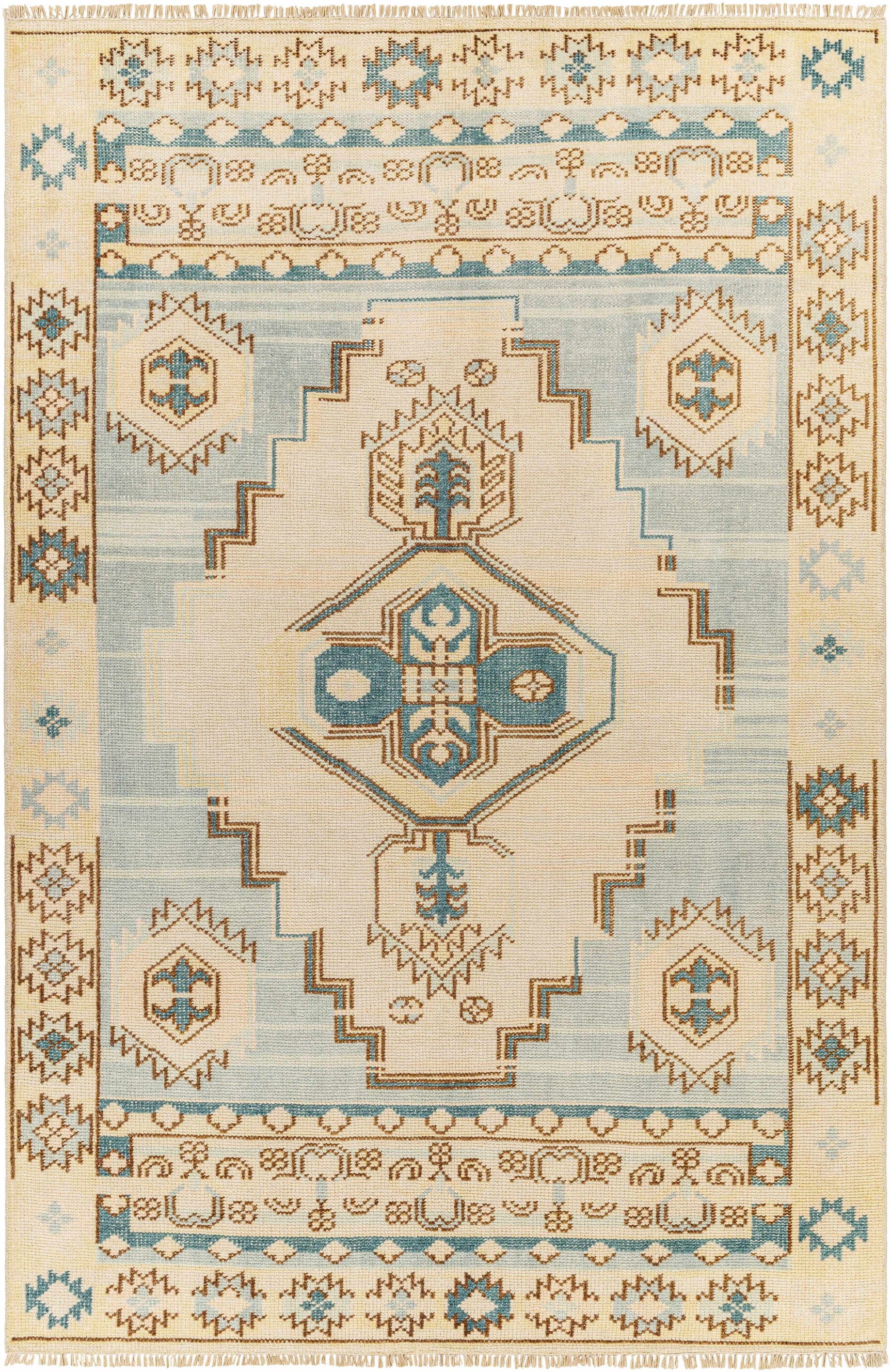 McColl Hand Knotted Wool Blend Rug - Clearance - Ornate Home