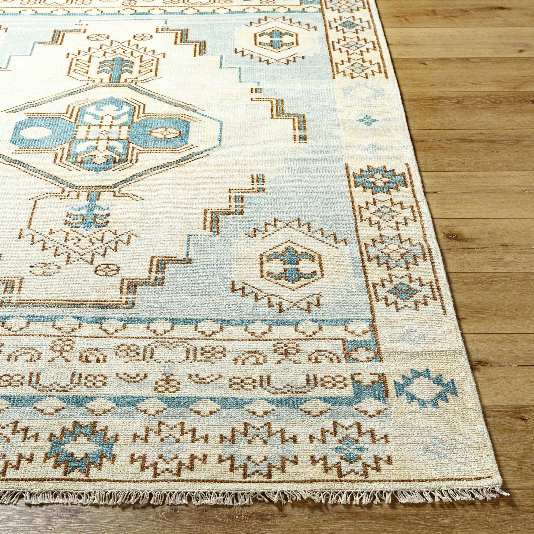 McColl Hand Knotted Wool Blend Rug - Clearance - Ornate Home