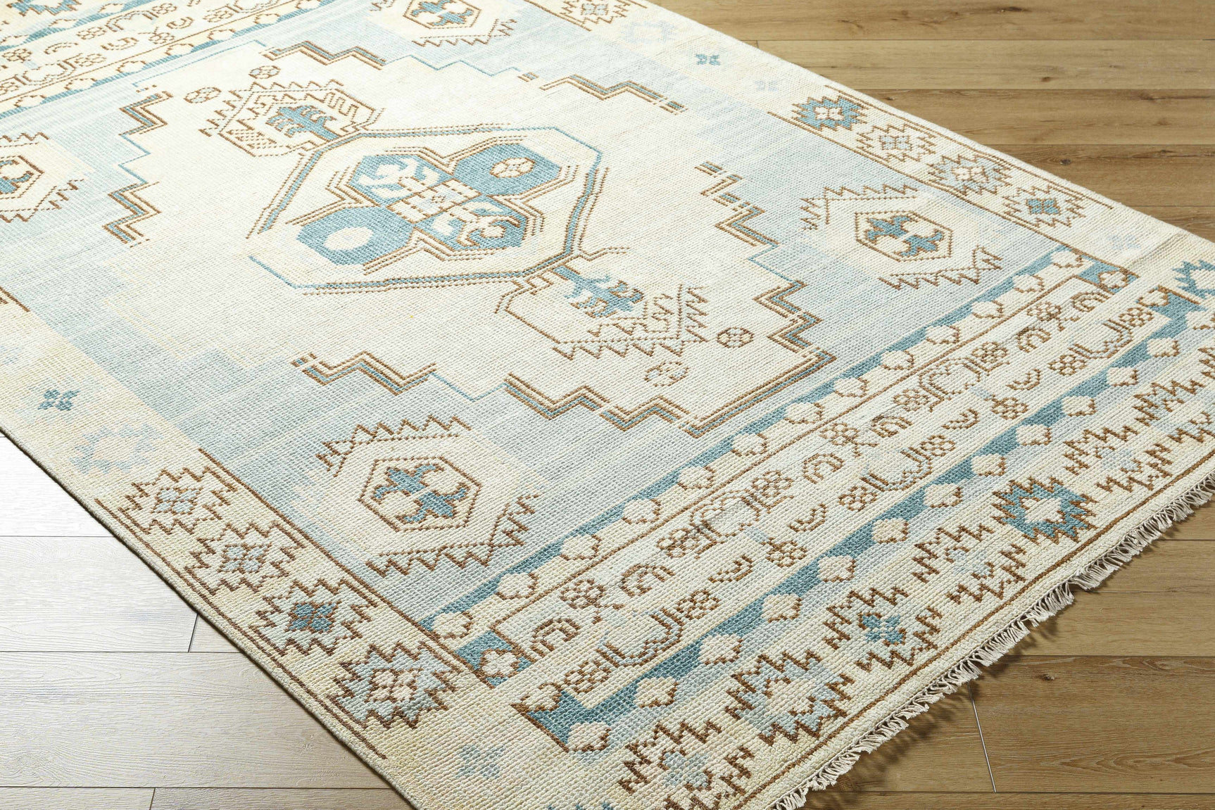 McColl Hand Knotted Wool Blend Rug - Clearance - Ornate Home