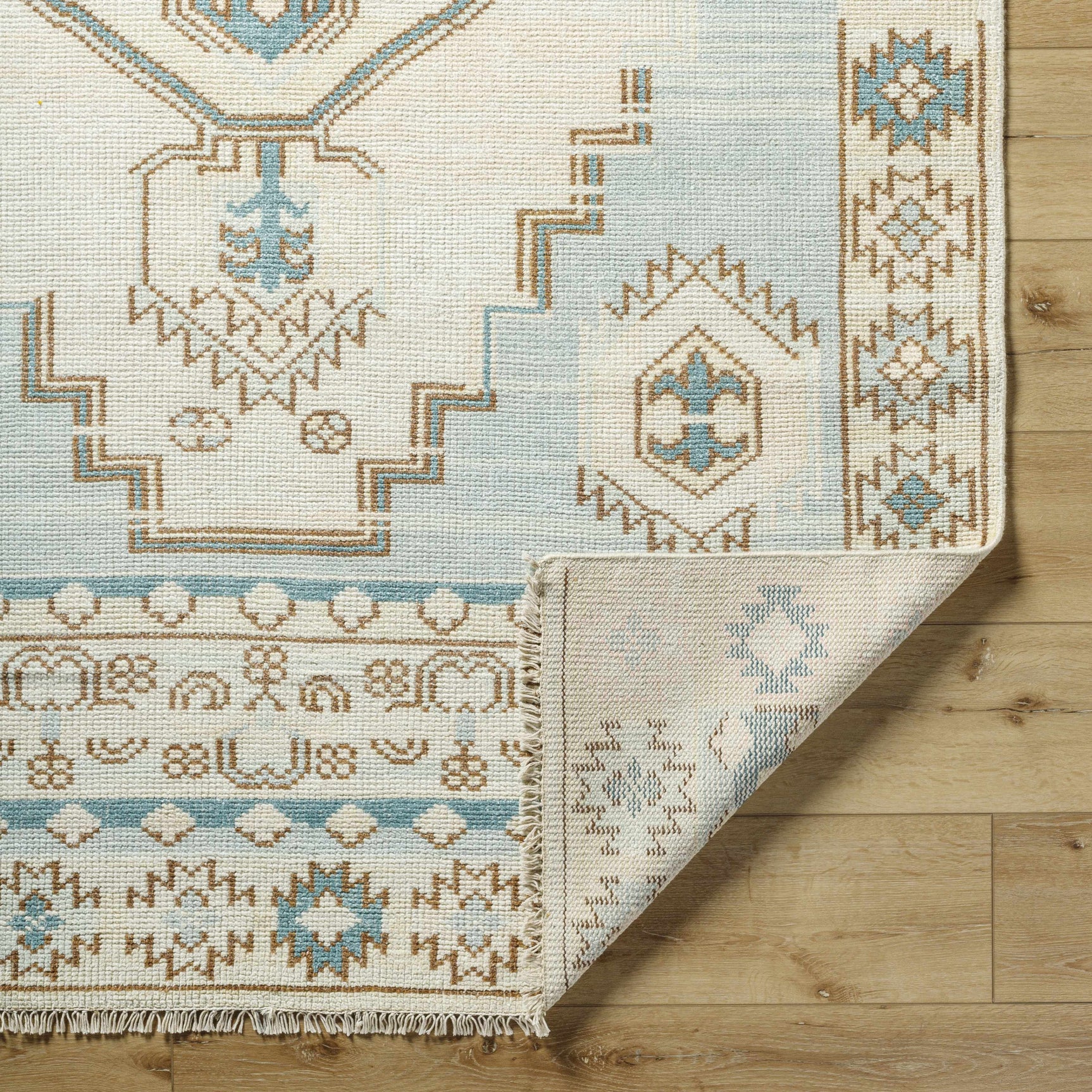 McColl Hand Knotted Wool Blend Rug - Clearance - Ornate Home