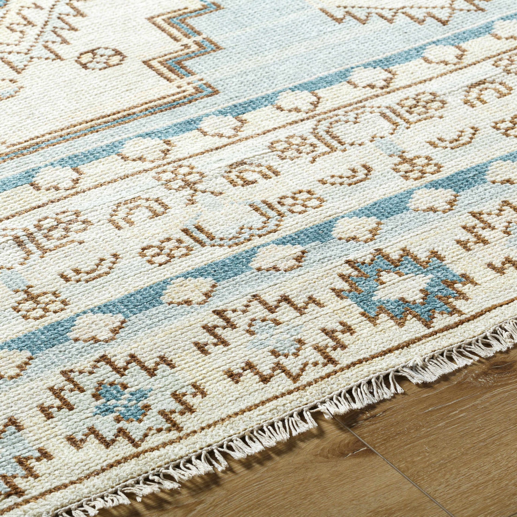 McColl Hand Knotted Wool Blend Rug - Clearance - Ornate Home