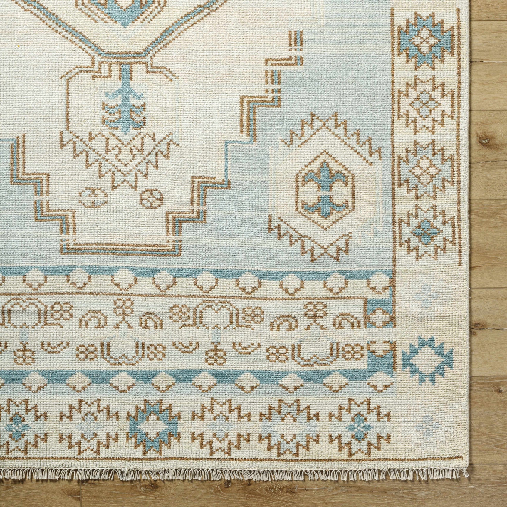 McColl Hand Knotted Wool Blend Rug - Clearance - Ornate Home