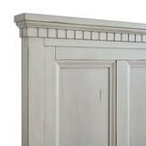 McCoy Antique White 4-Piece Queen Storage Bedroom Set with 2 Nightstands & Dresser - Ornate Home