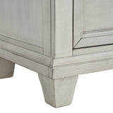 McCoy Antique White 7-Drawer Dresser - Ornate Home