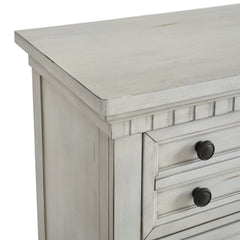 McCoy Antique White Dresser & Mirror Set