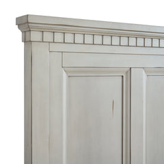McCoy Antique White Queen Storage Bed