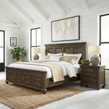 McCoy Charcoal 3-Piece King Storage Bedroom Set with 2 Nightstands - Ornate Home