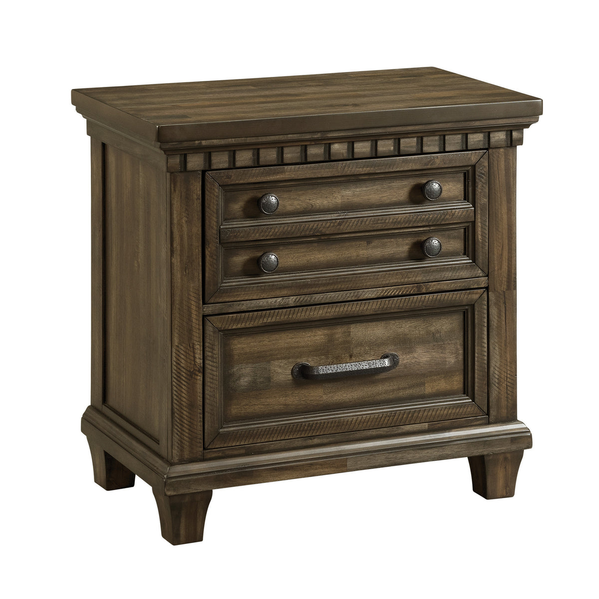 McCoy Charcoal 5-Piece Queen Storage Bedroom Set - Ornate Home