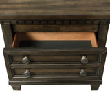 McCoy Charcoal 5-Piece Queen Storage Bedroom Set - Ornate Home