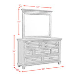 McCoy Charcoal 5-Piece Queen Storage Bedroom Set - Ornate Home