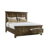 McCoy Charcoal King Storage Bed - Ornate Home