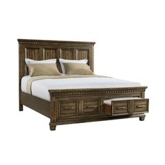 McCoy Charcoal King Storage Bed - Ornate Home