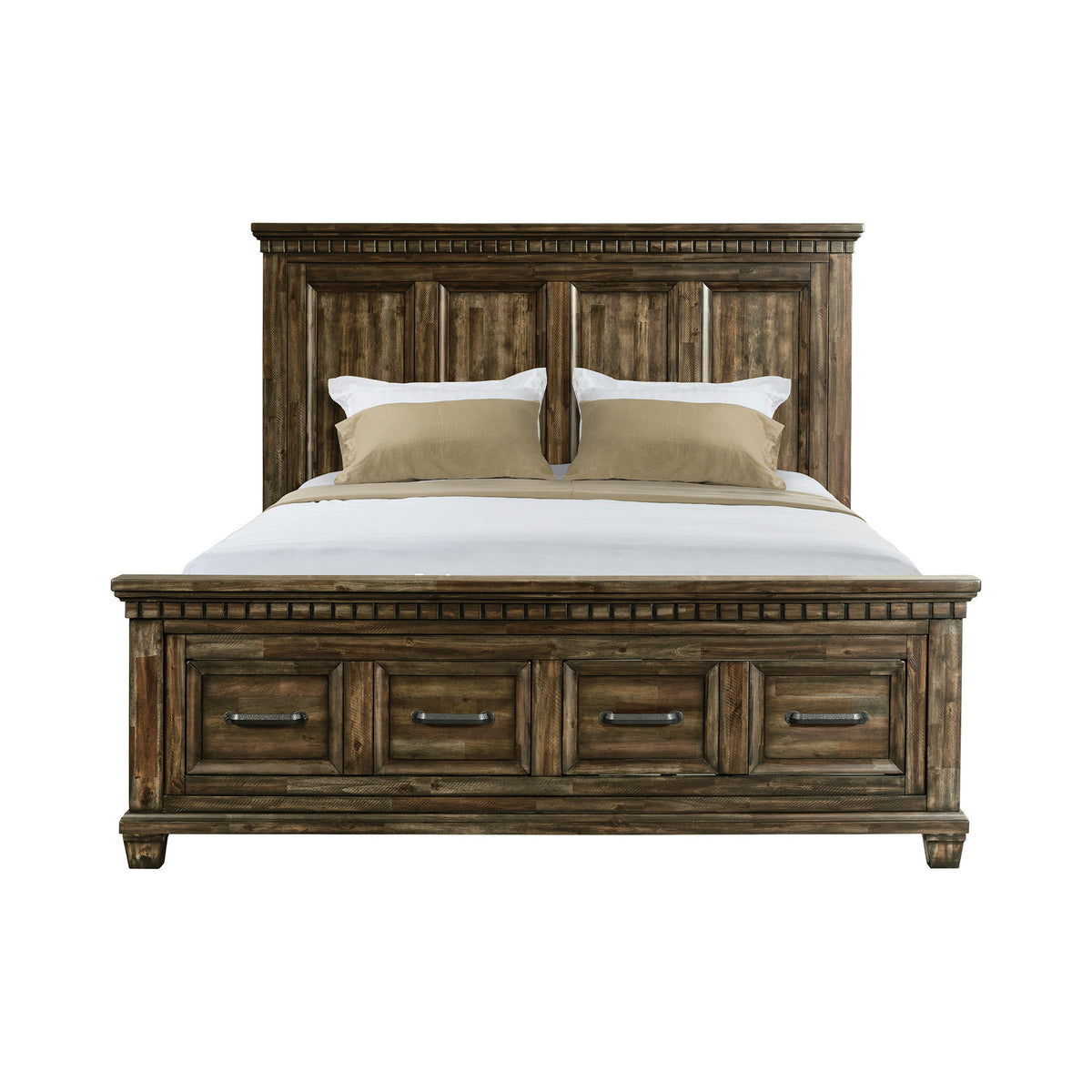 McCoy Charcoal King Storage Bed - Ornate Home