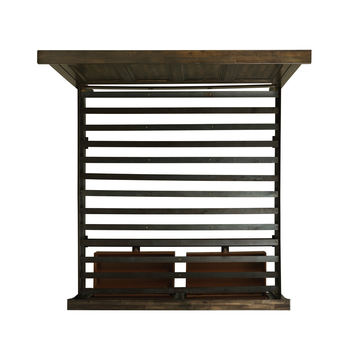 McCoy Charcoal King Storage Bed - Ornate Home