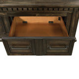 McCoy Charcoal King Storage Bed - Ornate Home