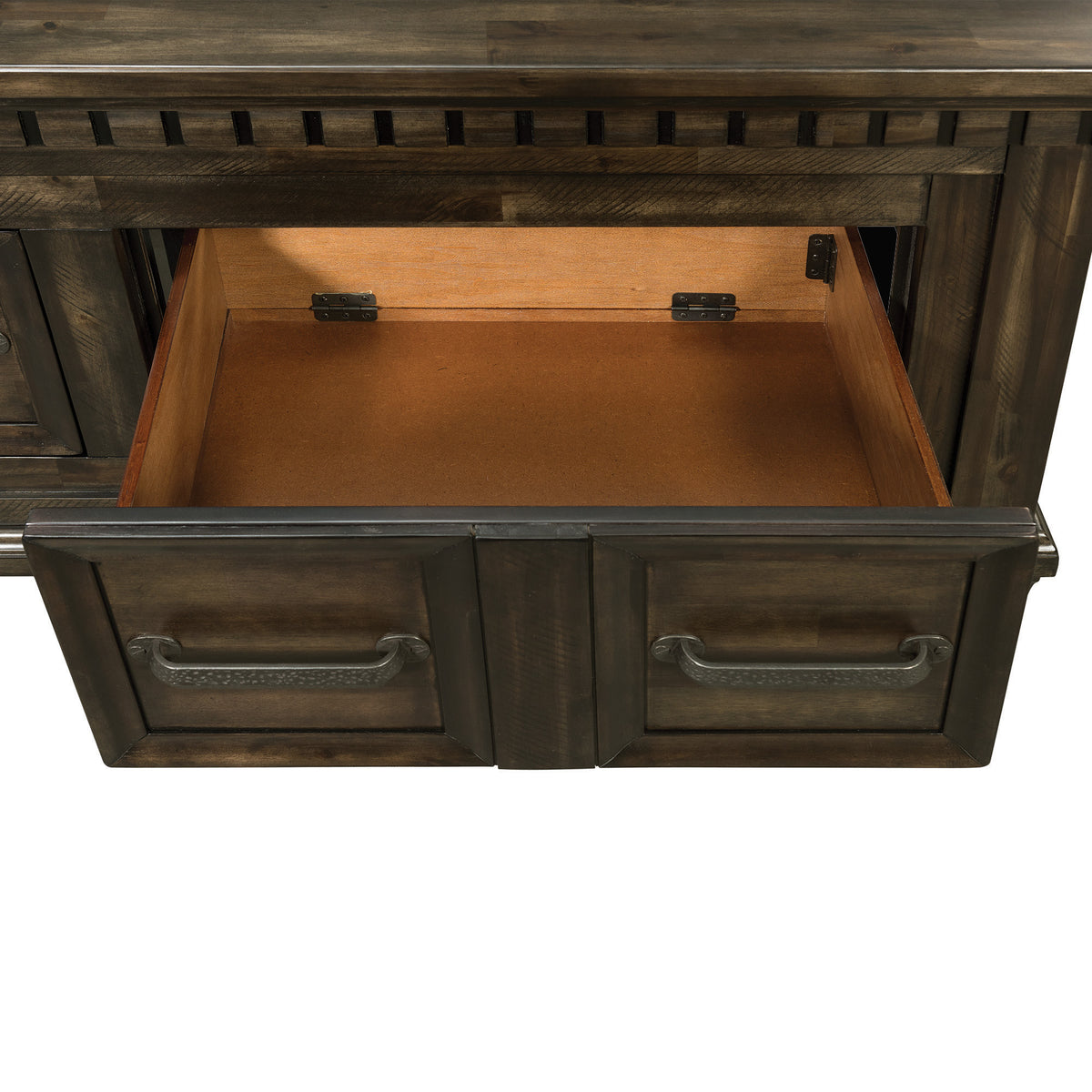 McCoy Charcoal King Storage Bed - Ornate Home