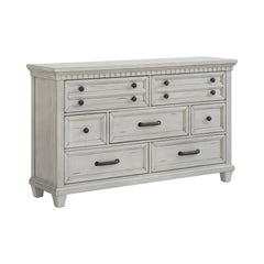 McCoy Antique White 7-Drawer Dresser