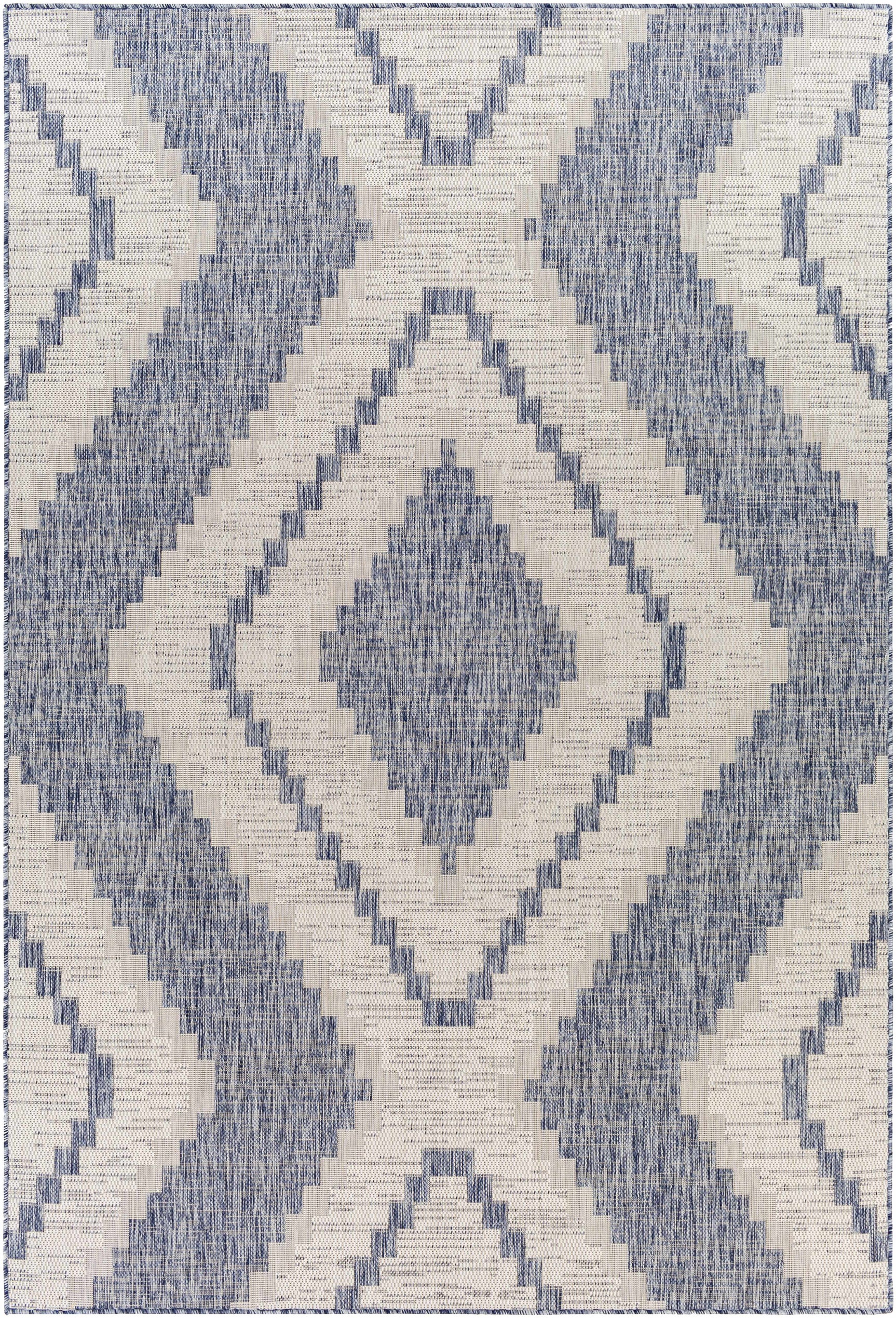 McCrory Pale Blue Flat Outdoor Rug - Clearance - Ornate Home