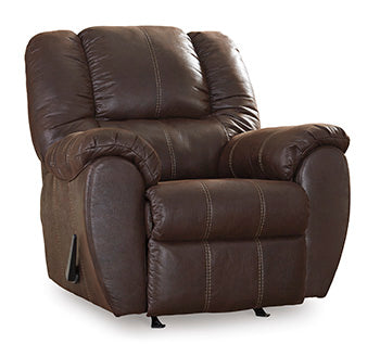 McGann Faux Leather Manual Recliner (Online Special Price) - Ornate Home