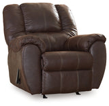 McGann Faux Leather Manual Recliner (Online Special Price) - Ornate Home