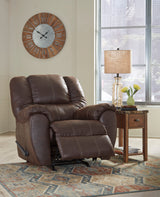 McGann Faux Leather Manual Rocker Recliner - Ornate Home