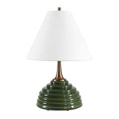 McKay Dark Green Table Lamp - Ornate Home