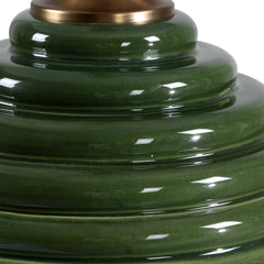 McKay Dark Green Table Lamp - Ornate Home