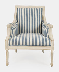 McKenna Blue Accent Chair - Ornate Home