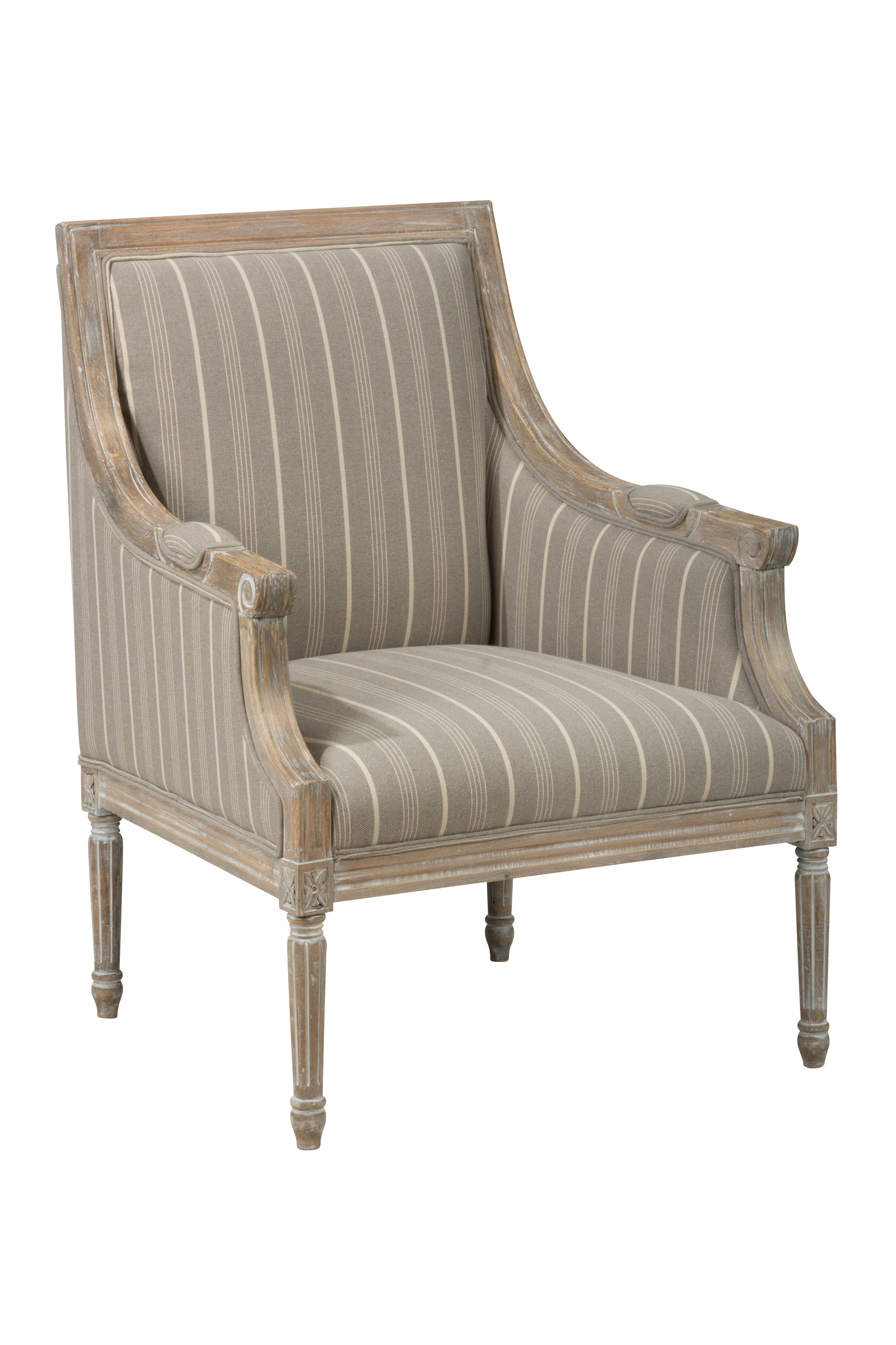 McKenna Taupe Accent Chair - Ornate Home