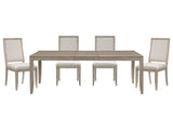 McKewen Gray 5-piece Dinig Table Set - Ornate Home
