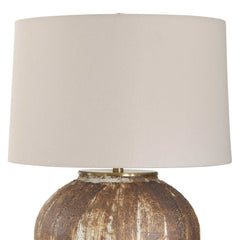 McKinley Textured Brown Table Lamp - Ornate Home