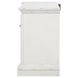 McKinney Vintage White 2-drawer Nightstand with Dual USB - Ornate Home