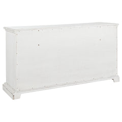 McKinney Vintage White 4-piece Eastern King Bedroom Set - Ornate Home