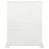 McKinney Vintage White 5-drawer Bedroom Chest of Drawers - Ornate Home