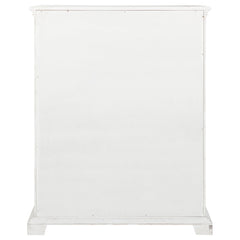 McKinney Vintage White 5-drawer Bedroom Chest of Drawers - Ornate Home