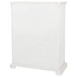 McKinney Vintage White 5-drawer Bedroom Chest of Drawers - Ornate Home