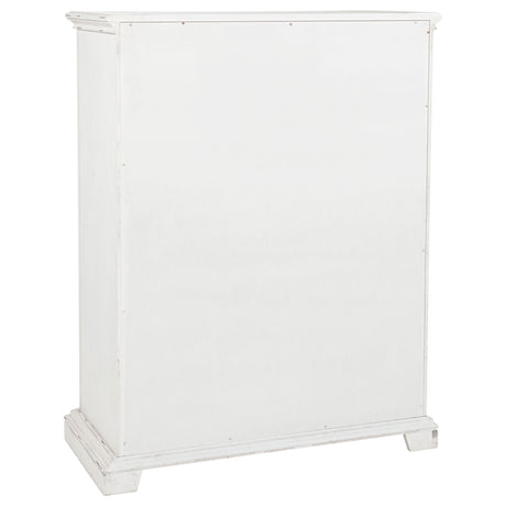 McKinney Vintage White 5-piece California King Bedroom Set - Ornate Home