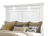 McKinney Vintage White 5-piece Eastern King Bedroom Set - Ornate Home