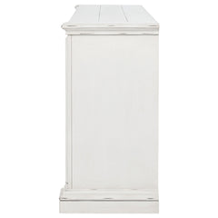 McKinney Vintage White 6-drawer Bedroom Dresser Cabinet - Ornate Home