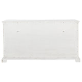 McKinney Vintage White 6-drawer Bedroom Dresser Cabinet - Ornate Home
