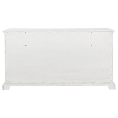 McKinney Vintage White 6-drawer Bedroom Dresser Cabinet - Ornate Home