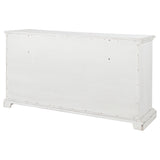 McKinney Vintage White 6-drawer Bedroom Dresser Cabinet - Ornate Home