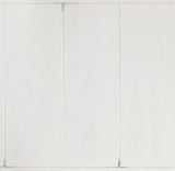 McKinney Vintage White Eastern King LED Light Panel Bed - Ornate Home