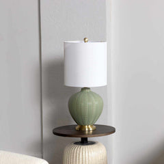 McMurray Green Textured Table Lamp - Clearance - Ornate Home